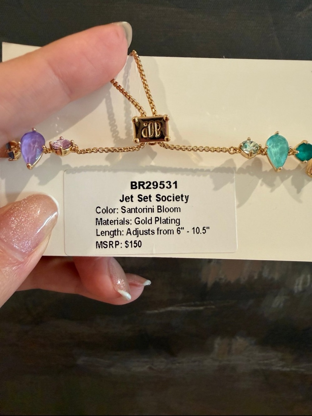 Bomb Party 2026 Jewel Candy Bracelet - Santorini Gold - Picture 4 of 4